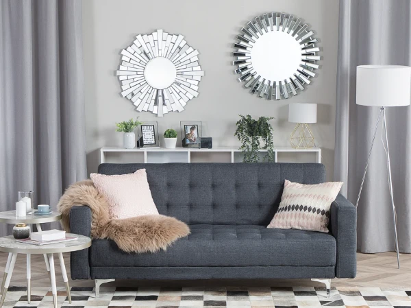 Velena – Modern Convertible Sofa with Metal Legs