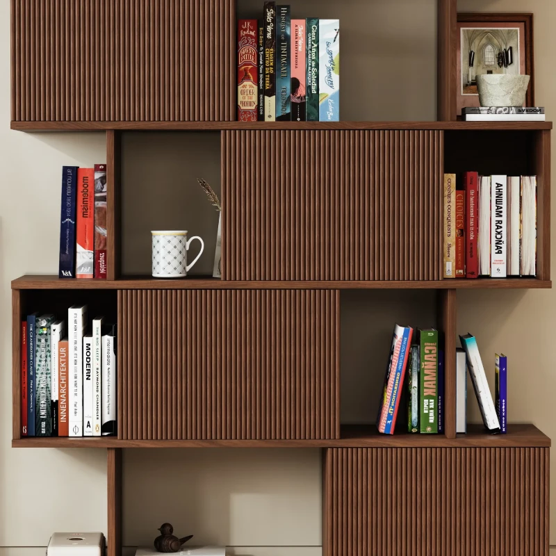 Ravine – Natural Wood Display Shelf with Modern Design