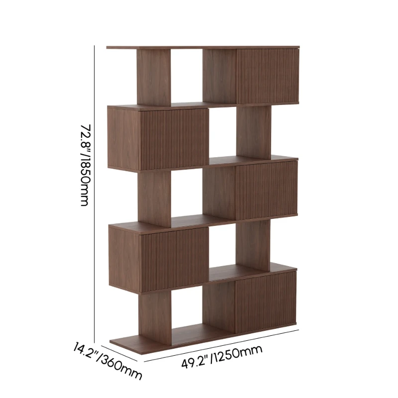 Ravine – Natural Wood Display Shelf with Modern Design
