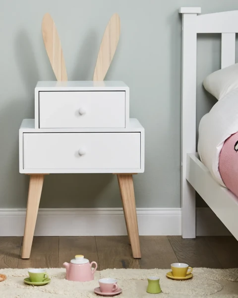LapinBox Kids Natural wood Side Table.