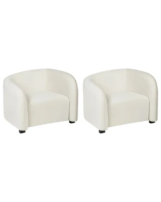 Luvora - Curved Velvet Armchair
