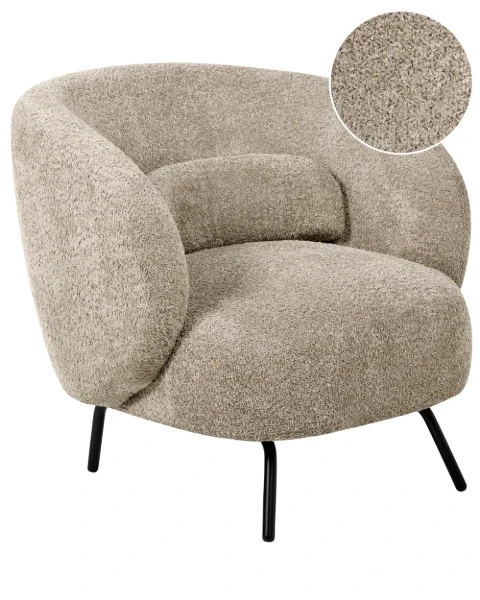 Opale Accent Chair- Natural wood.