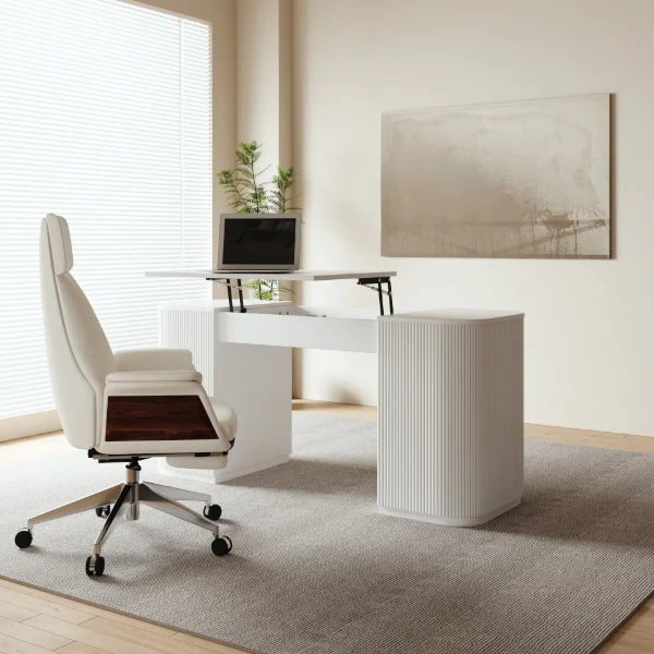 Avero - Natural Wood Lift-Top Desk