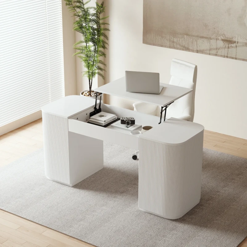 Avero - Natural Wood Lift-Top Desk
