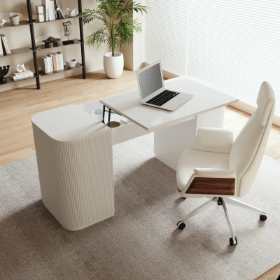 Avero - Natural Wood Lift-Top Desk