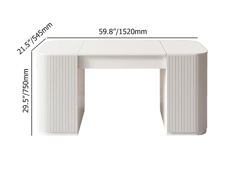 Avero - Natural Wood Lift-Top Desk