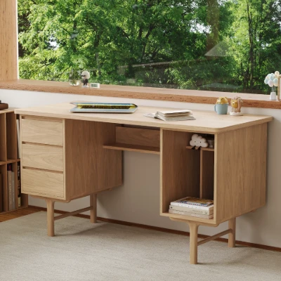 Noyeréa Desk - Natural Wood.
