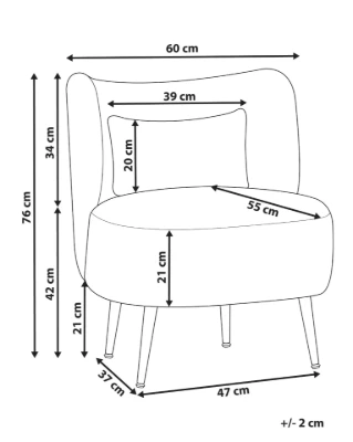 صورة Melo Curve Accent Chair
