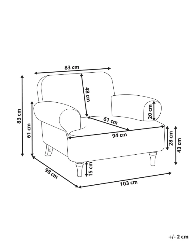 Marvo – Classic Cozy Armchair
