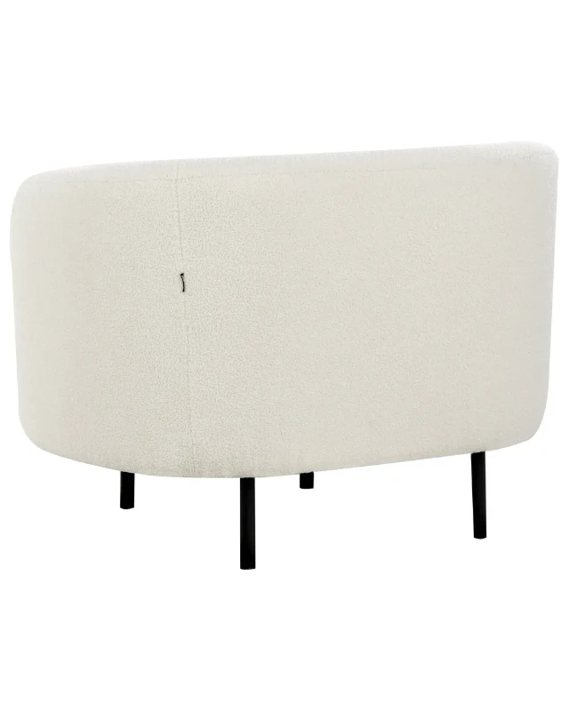 Viona – Modern Curved Armchair with Stainless Legs