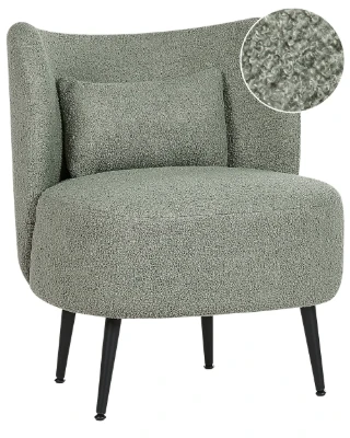 Milo – Elegant Armchair with Stainless Legs
