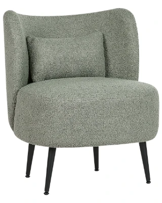 Milo – Elegant Armchair with Stainless Legs