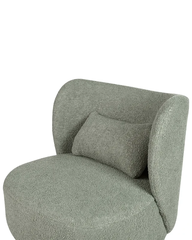 Milo – Elegant Armchair with Stainless Legs