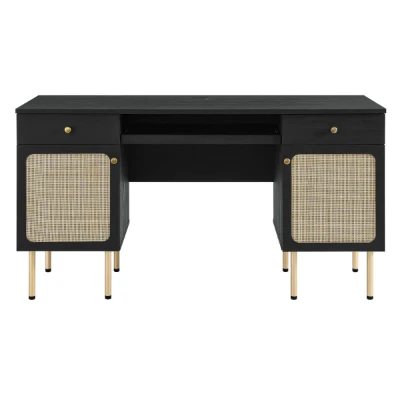 صورة Black Cane Desk
