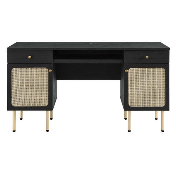 صورة Black Cane Desk