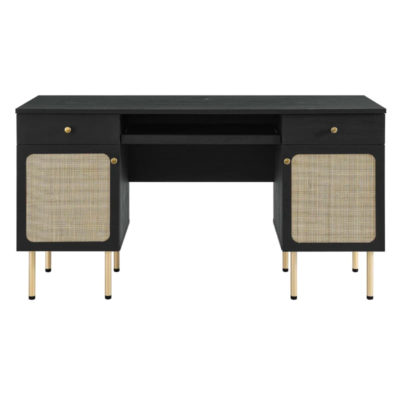 صورة Black Cane Desk