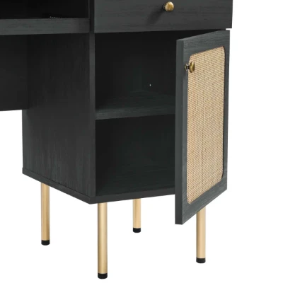 صورة Black Cane Desk