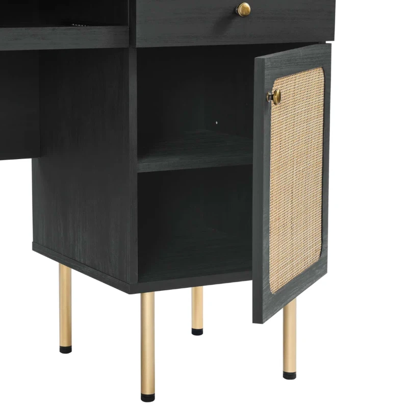صورة Black Cane Desk