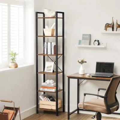 Fenza – Natural Wood & Metal Display Shelf