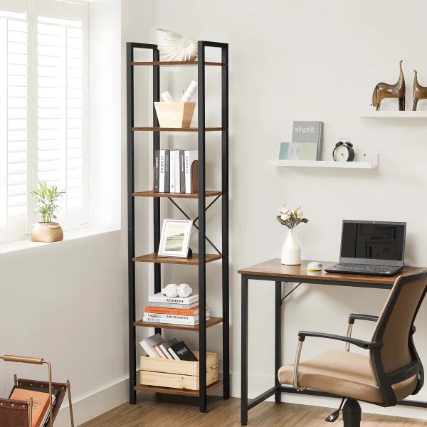 Fenza – Natural Wood & Metal Display Shelf