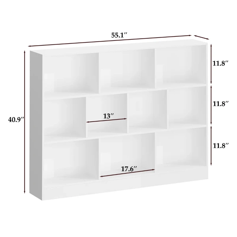 Binegar – Wide Natural Wood Display & Storage Unit