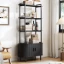 Versta – Elegant Black Storage & Display Bookcase
