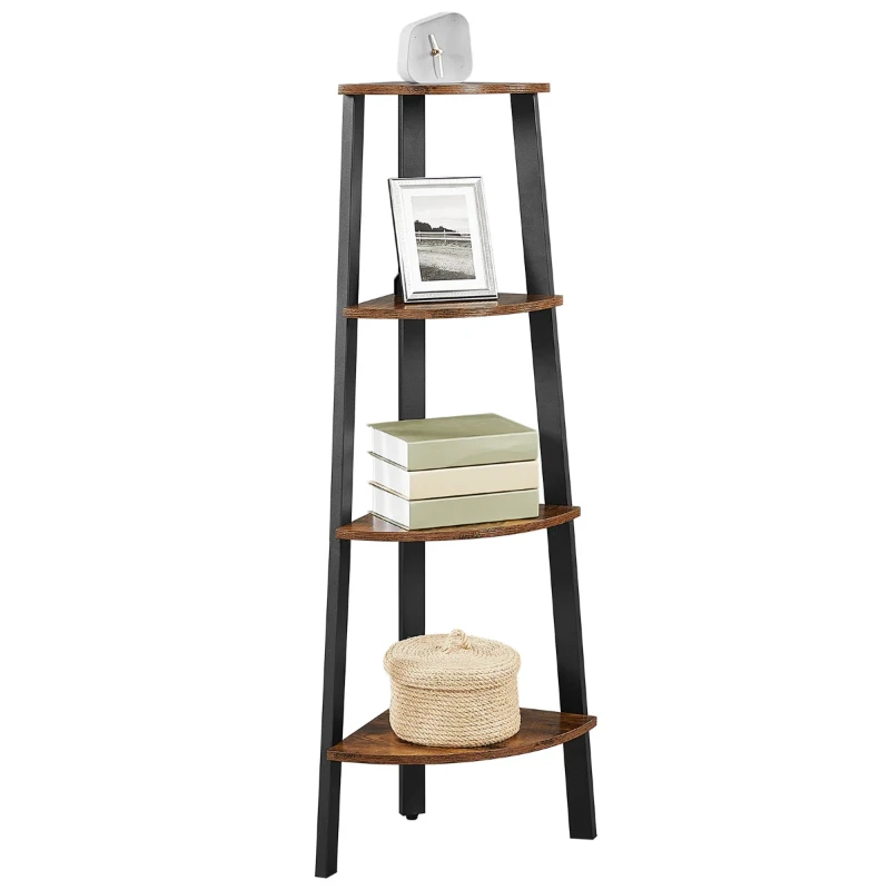 Drumm – Modern Natural Wood Corner Shelf