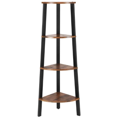 Drumm – Modern Natural Wood Corner Shelf
