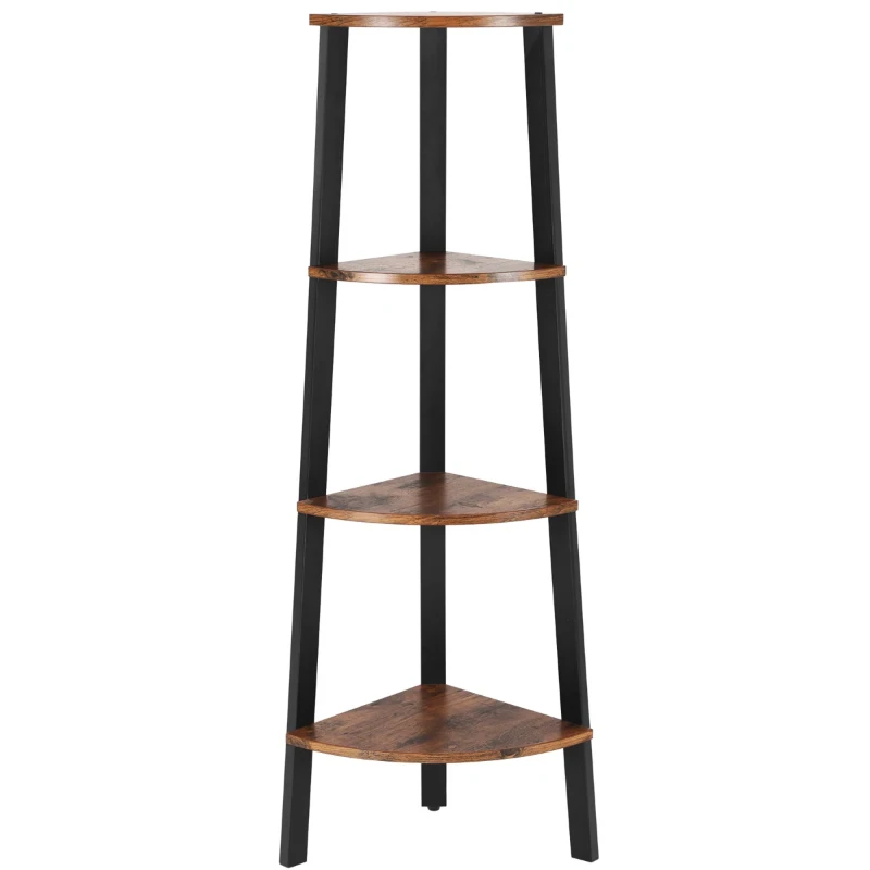 Drumm – Modern Natural Wood Corner Shelf