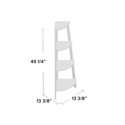 Drumm – Modern Natural Wood Corner Shelf