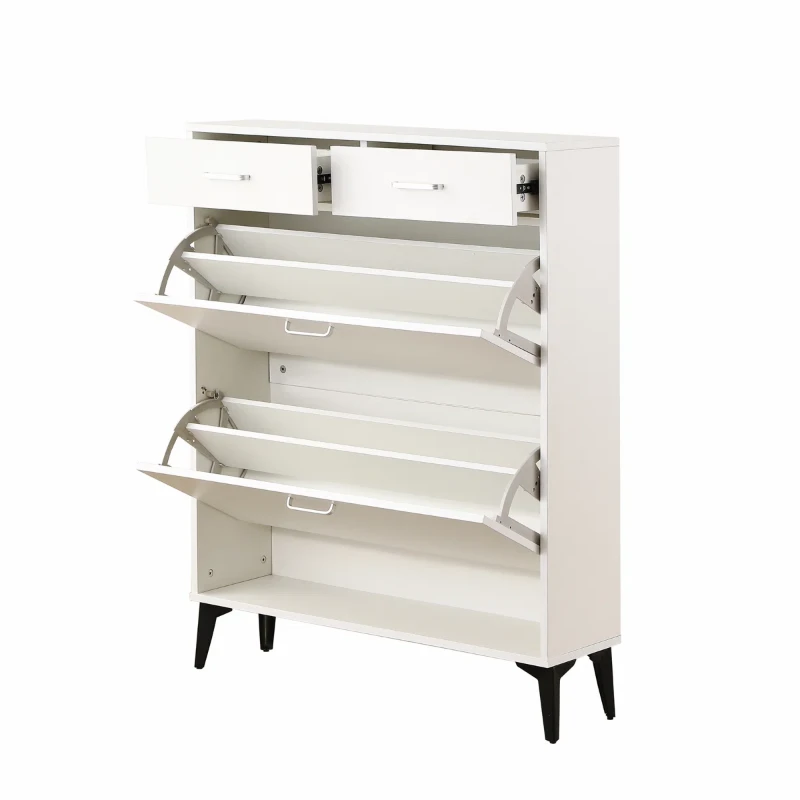 Élano - Modern Natural Wood Shoe Cabinet