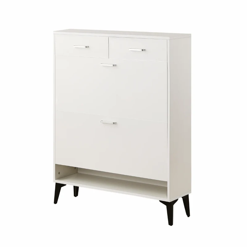 Élano - Modern Natural Wood Shoe Cabinet
