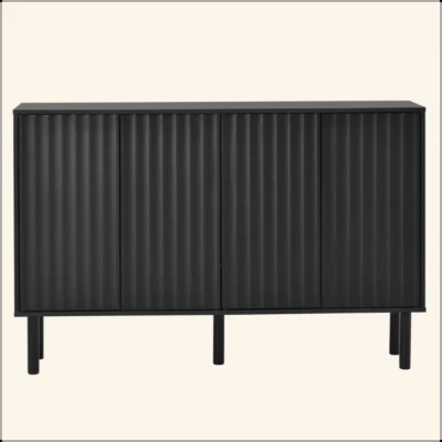 Flutéro – Luxury Modern Natural Wood Shoe Cabinet