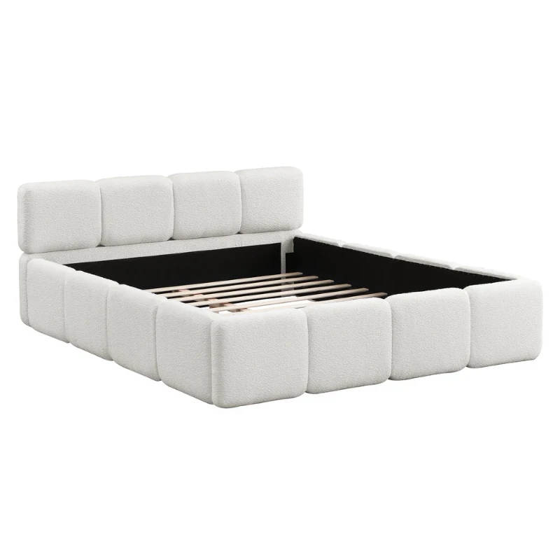Blocca – Upholstered Bed with Low-Profile Design