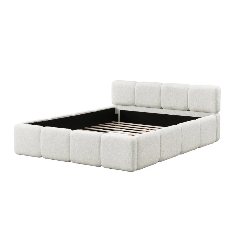 Blocca – Upholstered Bed with Low-Profile Design