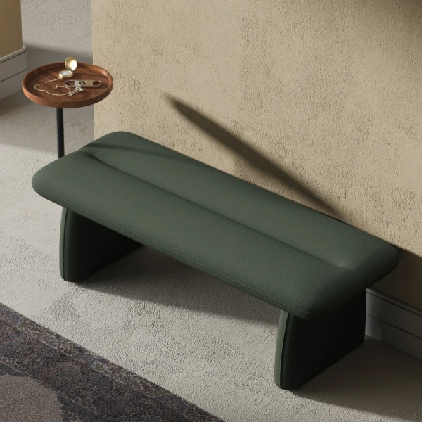 Vrace – Curved Calm Entryway Bench