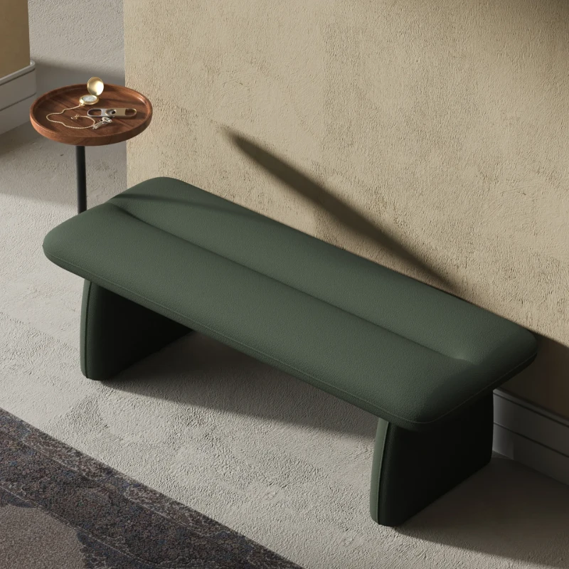 Vrace – Curved Calm Entryway Bench