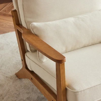 Picture of Tranquille Accent Chair - Natural Wood.