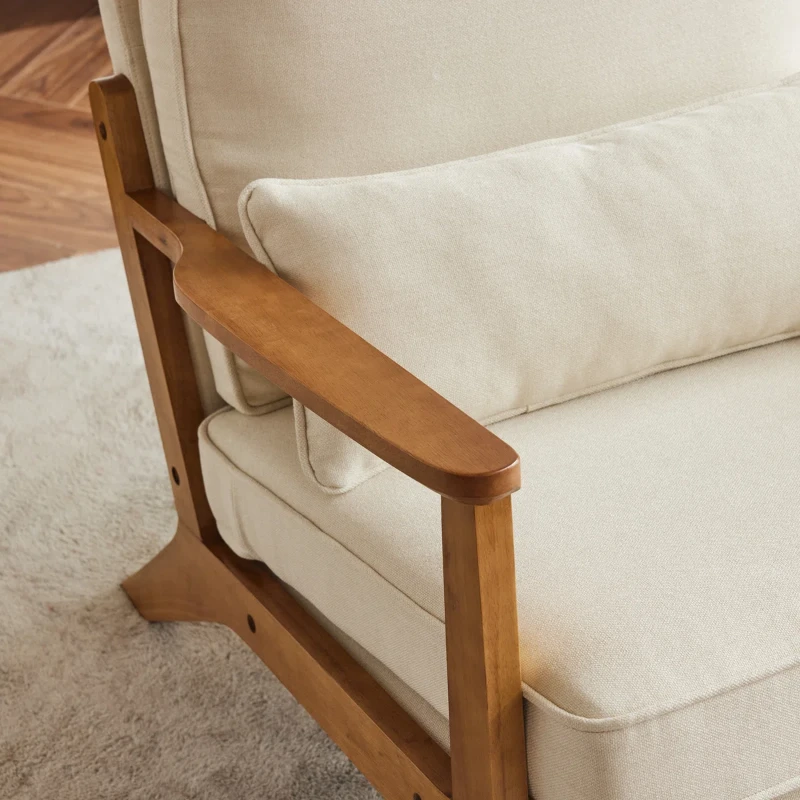 Picture of Tranquille Accent Chair - Natural Wood.