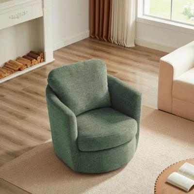 Picture of Impérial Curved Armchair - Natural Wood.