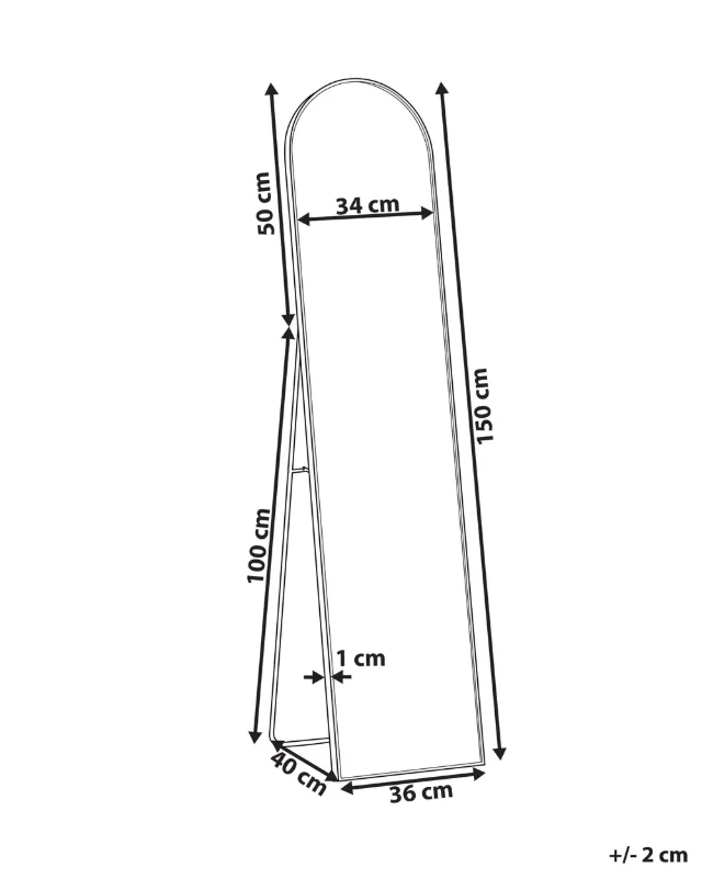 صورة .إيفورا مرآة أرضية – مع قاعدة