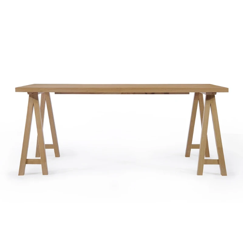 Lioren Dining Set – Natural Wood & Rattan Simplicity