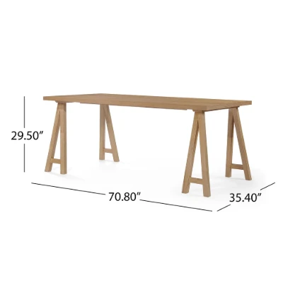Lioren Dining Set – Natural Wood & Rattan Simplicity