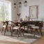 Aurela Rectangular Dining Set – Natural Wood