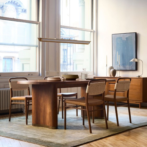 Elora Dining Table – Modern Natural Wood Elegance