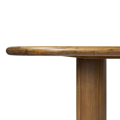Orinda Dining Table – Oval Natural Wood Modern Design