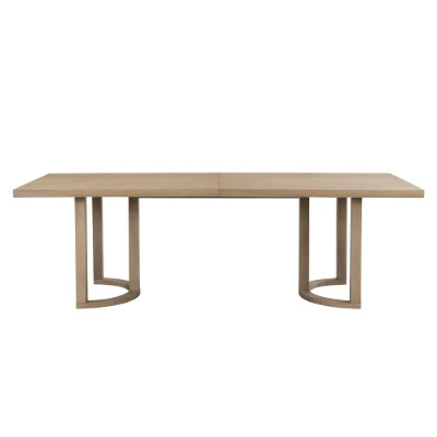 Lioren Dining Set – Natural Wood & Rattan