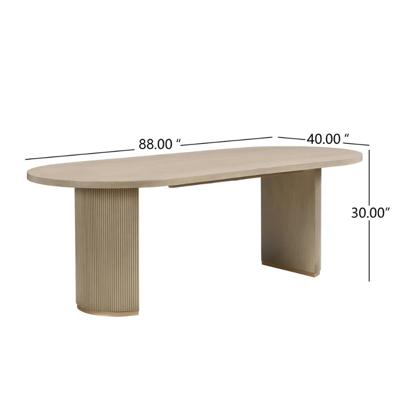 Orin Dining Set – Modern Design | Natural Wood