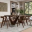 Virel Dining Set – Sculptural Natural Wood Design
